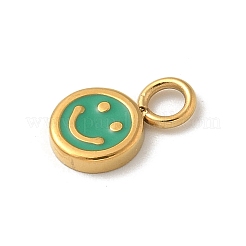 Ionenplattierung (IP) 304 Edelstahl Emaille Charms&nbsp;STAS-G351-03G-02