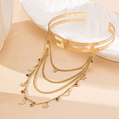 Bracelets de bras supérieurs en alliage&nbsp;BJEW-S180-02G