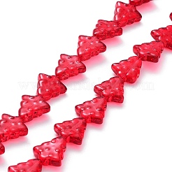 Chapelets de perles en verre transparent&nbsp;EGLA-C002-A04