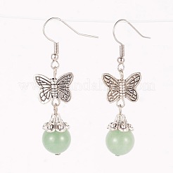 Schmetterling Legierung Ohrringe&nbsp;EJEW-JE01952