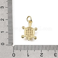 Pendentifs en laiton zircon cubique transparent&nbsp;CU-L001-10G-02