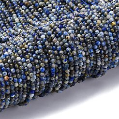 Natürlicher Lapislazuli Perlenstränge&nbsp;G-RM2025-A04-2mm