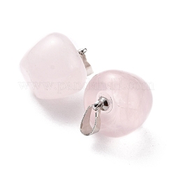 Pendentifs de quartz rose naturel&nbsp;G-Z022-01N
