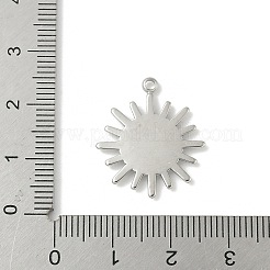 Cabochon-Fassungen für Anhänger aus Edelstahl 304&nbsp;LS-STAS-L293-07P