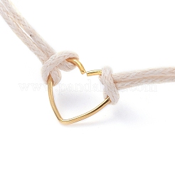 Bracciali in cordoncino cerato regolabili&nbsp;BJEW-JB05064-01