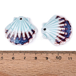 Pendentifs vintage en porcelaine faite à la main&nbsp;PORC-N013-21-04