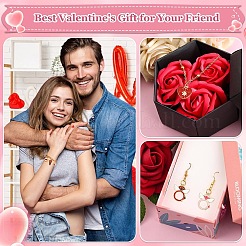 36 pendentif en alliage émaillé pour la Saint-Valentin&nbsp;ENAM-YW0008-91A