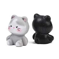 Statuetta di gatto in resina&nbsp;DJEW-A018-01