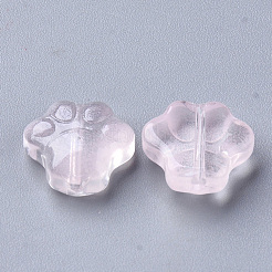 Perle di vetro verniciate a spruzzo trasparente&nbsp;GGLA-S054-008A-06