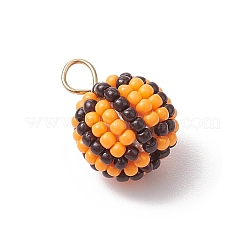 Colgantes de cuentas de vidrio hechos a mano con alambre de nailon&nbsp;PALLOY-MZ00506