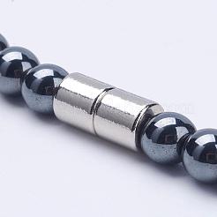Set di gioielli in ematite sintetica magnetica elettroplate&nbsp;SJEW-G060-03A