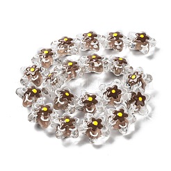 Abalorios de vidrio transparentes&nbsp;LAMP-H065-02C
