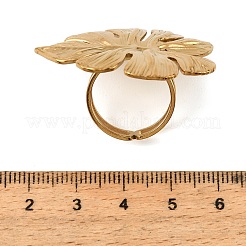 Anillos abiertos de acero inoxidable 304 para mujer&nbsp;SA-CBAF040-04G
