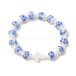 Bracelets en acrylique imitation perle&nbsp;BJEW-JB13229