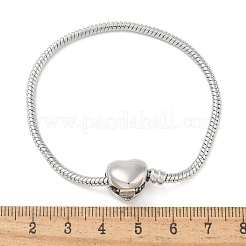 Bracelets en laiton résistant au ternissement de style européen pour la fabrication de bijoux&nbsp;BJEW-S158-17P