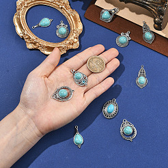 14 pz 7 stili pendenti in lega di zinco in stile tibetano&nbsp;FIND-SZ0019-82