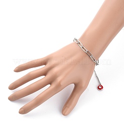 Pulseras de cadena de clip de hierro&nbsp;BJEW-JB0544