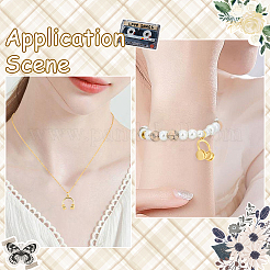 10pcs pendentifs en laiton de placage en rack&nbsp;KK-BBC0022-54
