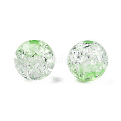 Perles en acrylique transparentes craquelées&nbsp;LS-CACR-N002-25B