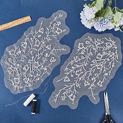 Blumenperlen-Spitzenapplikationen&nbsp;DIY-WH0304-958