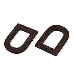 Pendentifs en bois de wengé naturel&nbsp;WOOD-T023-63