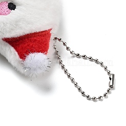 Weihnachtsthema Stoff Plüsch Puppe Anhänger Dekorationen&nbsp;HJEW-D030-01C