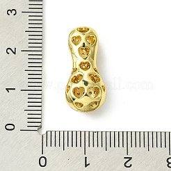 Pendentifs en laiton de placage de rack avec zircone cubique&nbsp;KK-S378-02G-I