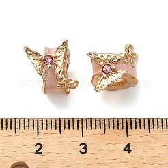 Perles européennes en alliage avec strass&nbsp;FIND-Q115-02G