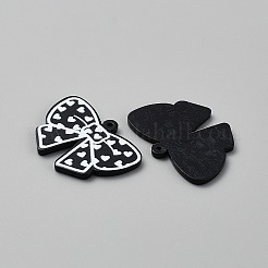 Pendentifs en acrylique imprimé opaque&nbsp;LS-MACR-WH20003-11E