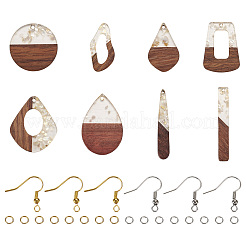 DIY-Ohrring-Sets mit Anhänger aus Messing&nbsp;DIY-TA0010-66