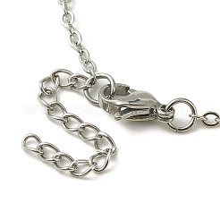 Pochette en macramé en laiton porte-pierre vide pour la fabrication de colliers pendentifs&nbsp;NJEW-TA00111-02