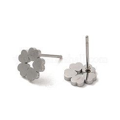 Orecchini a bottone in acciaio inossidabile 304 anti-ossidazione&nbsp;EJEW-P244-06P