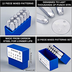 Eisen Metallstempel&nbsp;AJEW-BC0005-77D