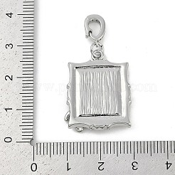 Messing Emaille-Anhänger&nbsp;KK-U043-12P-01