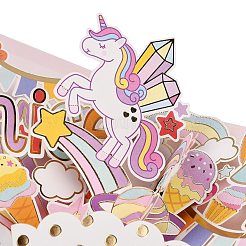 Rechteckige 3D-Pop-up-Blumenstrauß-Papiergrußkarte&nbsp;TH-K001-02B