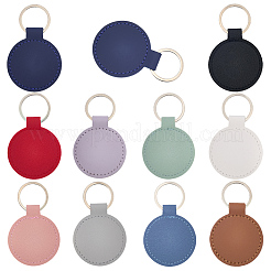 10 porte-clés en cuir PU&nbsp;KEYC-CL0001-34C