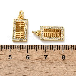 Colgante micropavé cubic zirconia de latón&nbsp;KK-U073-07G