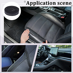 Moldura interior de coche autoadhesiva de cuero de 5 m&nbsp;FIND-WH0173-364A