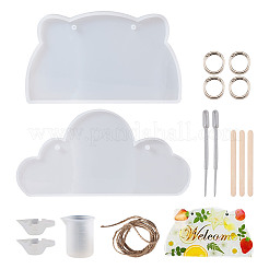 DIY Silikon Hangtag Formen Kits&nbsp;DIY-TA0008-41