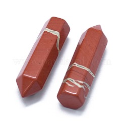 Natürliche rote Jaspis spitzen Perlen&nbsp;G-G795-02-10