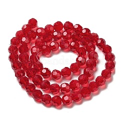 Perles en verre transparentes&nbsp;X-EGLA-A035-T8mm-D07