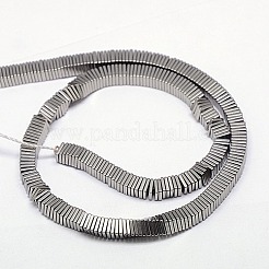 Electroplate non magnetici ematite Perle sintetiche heishi fili&nbsp;G-J171A-2x2mm-02