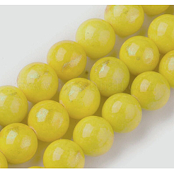 Abalorios de jade natural de mashan hebras&nbsp;G-F670-A10-8mm