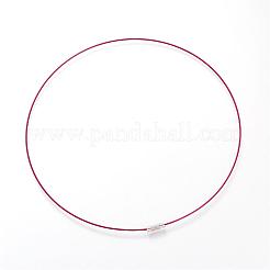 Collier avec cordon en fil d'acier inoxydable 201&nbsp;TWIR-SW001-18