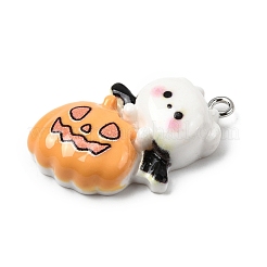 Pendentifs en résine opaque d'halloween&nbsp;FIND-Z103-01P-01