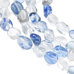 Azul sandía cuentas de vidrio de piedra hebras&nbsp;GG-CBA9392-27