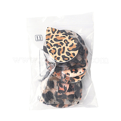 10 Stück 5 Stile Leopardenmuster undurchsichtige Acrylanhänger&nbsp;SACR-FS0001-33