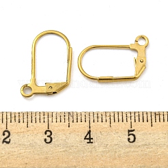 Boucles d'oreilles à levier en acier inoxydable 304 avec placage ionique (IP)&nbsp;STAS-P360-02B-G