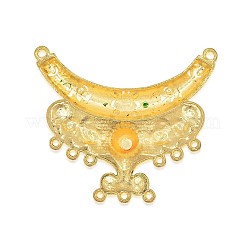 Goldenen Ton Legierung Emaille Kronleuchter Verbinder&nbsp;ENAM-J261-01G