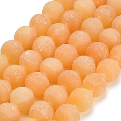 Brins de perles de calcite jaune naturelle&nbsp;GG-CBAA3AB-01-14mm